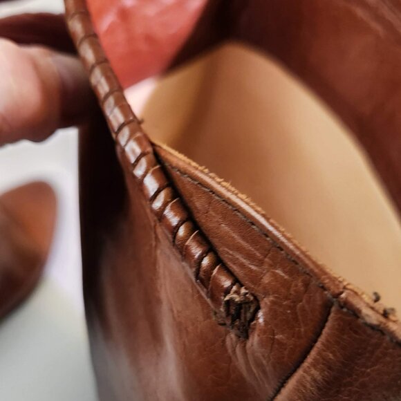 Vintage Joan & David Couture Cognac Leather Equestrian Boots Sz 39 - Picture 10 of 10